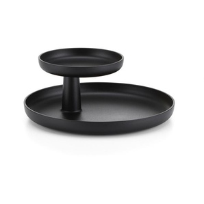 Vitra Etagere Rotary Tray tiefschwarz, Designer Jasper Morrison, 12 cm