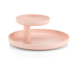 Vitra Etagere Rotary Tray zartrosé rosa, Designer Jasper Morrison, 12 cm