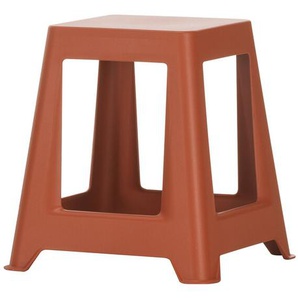 Vitra Hocker Chap backstein rot, Designer Konstantin Grcic, 45.5x43x43 cm