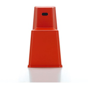 Vitra Hocker Stool-Tool poppy red rot, Designer Konstantin Grcic, 75x46x72.5 cm