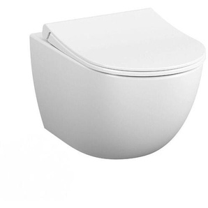 Vitra - Sento SmoothFlush Randlose Toilette + Sitz mit Fallbremse, Weiß (7848-003-6147)