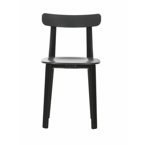 Vitra Stuhl All Plastic Chair graphitgrau, Designer Jasper Morrison, 76x42.5x46 cm