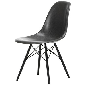 Vitra Stuhl Eames Fiberglass Side Chair DSW elephant hide grey grau, Designer Charles & Ray Eames, 83x46.5x55 cm