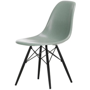 Vitra Stuhl Eames Fiberglass Side Chair DSW sea foam green grün, Designer Charles & Ray Eames, 83x46.5x55 cm