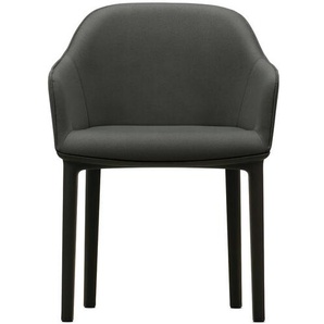 Vitra Stuhl Softshell Chair grau, Designer Ronan & Erwan Bouroullec, 81.5x62x56.5 cm