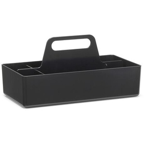 Vitra Utensilienbehälter Toolbox RE basic dark schwarz, Designer Arik Levy, mit Griff 15.6x32.7x16.7 cm