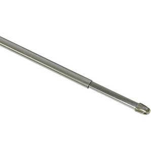 Vitragestange flachoval 11 mm Chrom