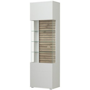 uno Vitrine  Amelia ¦ weiß ¦ Maße (cm): B: 60 H: 200 T: 38.0