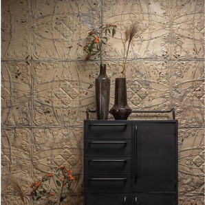 Vitrine BEPUREHOME Black Beauty Schränke schwarz Vitrinen