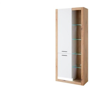 Vitrine  Busso ¦ braun ¦ Maße (cm): B: 80 H: 195
