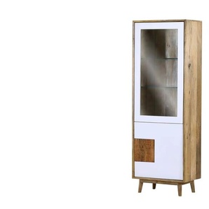 Vitrine  Cabinet ¦ holzfarben ¦ Maße (cm): B: 65 H: 188 T: 40.0