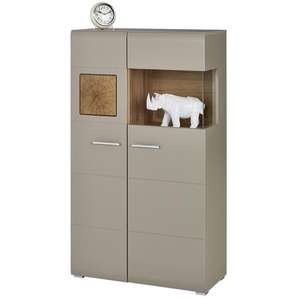 Vitrine  Cortina ¦ braun ¦ Maße (cm): B: 80 H: 139 T: 37.0