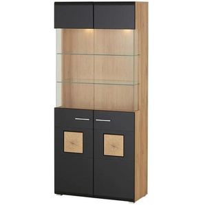 Vitrine Fun Plus | schwarz | 90 cm | 205 cm | cm 42,0 |