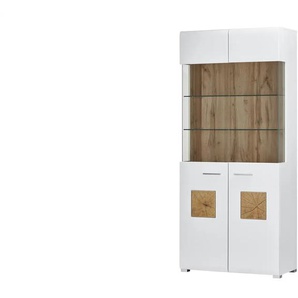 Vitrine Fun Plus | weiß | 90 cm | 205 cm | cm 42,0 |