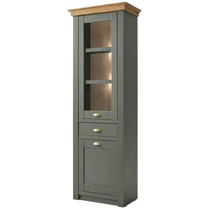 Vitrine - grün - Materialmix - 68 cm - 207 cm - cm 45,0 | Möbel Kraft