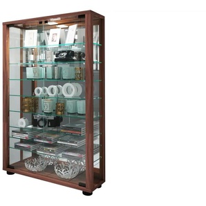 Vitrine | holzfarben | 59 cm | 91,3 cm |