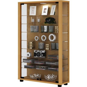 Vitrine Lumo ¦ holzfarben ¦ Maße (cm): B: 59 H: 90 T: 18.0
