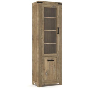 Vitrine Joana, Rustic-Eiche massiv