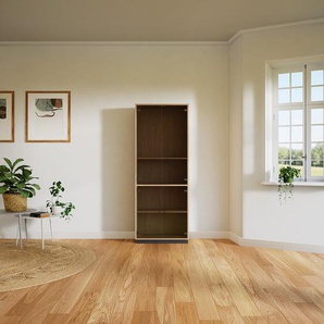 Vitrine Kristallglas klar - Moderne Glasvitrine: Türen in Kristallglas klar - Hochwertige Materialien - 77 x 200 x 37 cm, Selbst zusammenstellen