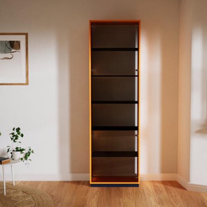 Vitrine Kristallglas klar - Moderne Glasvitrine: Türen in Kristallglas klar - Hochwertige Materialien - 77 x 238 x 34 cm, Selbst zusammenstellen