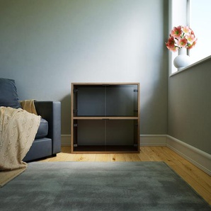 Vitrine Kristallglas klar - Moderne Glasvitrine: Türen in Kristallglas klar - Hochwertige Materialien - 77 x 79 x 34 cm, Selbst zusammenstellen