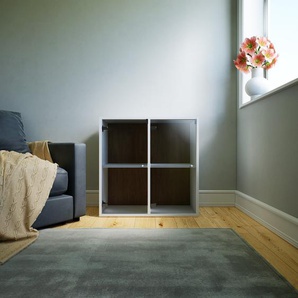 Vitrine Kristallglas klar - Moderne Glasvitrine: Türen in Kristallglas klar - Hochwertige Materialien - 79 x 80 x 37 cm, Selbst zusammenstellen