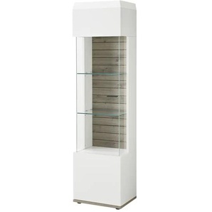 Vitrine  Light Line 2 Neo ¦ weiß ¦ Maße (cm): B: 53 H: 204 T: 41