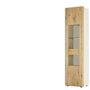 Vitrine  Light Line 6 ¦ holzfarben ¦ Maße (cm): B: 53 H: 204 T: 40.0