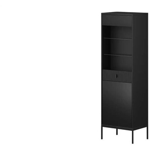 Vitrine  Maglione ¦ schwarz ¦ Maße (cm): B: 53,9 H: 175 T: 39.0