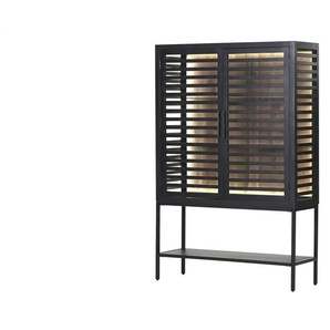 Vitrine  Masca ¦ schwarz ¦ Maße (cm): B: 120 H: 180 T: 43.0