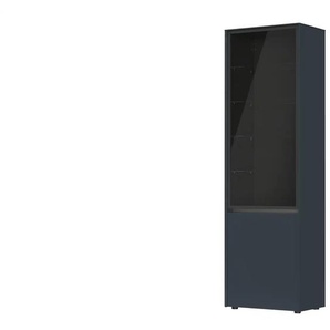 Vitrine Metro Line - blau - Materialmix - 64 cm - 205 cm - cm 39,0 | Möbel Kraft