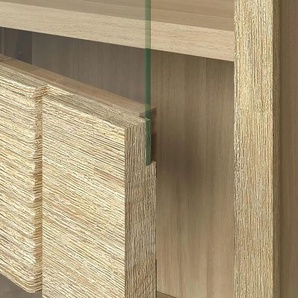Vitrine  Sahara ¦ holzfarben ¦ Maße (cm): B: 102,4 H: 189,8 T: 40.0