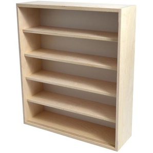 Vitrine Sammlervitrine Setzkasten Hängevitrine Holz V-17.50 - 50 cm Breit 58 cm Hoch 5 Fächer mit 2 Plexiglasscheiben