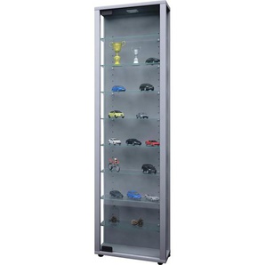 Vitrine  Edana ¦ silber ¦ Maße (cm): B: 33 H: 113