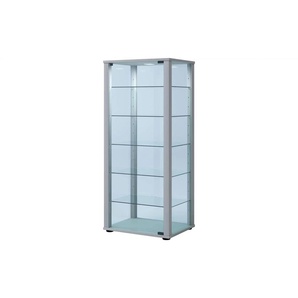 Vitrine  Kavisa ¦ silber ¦ Maße (cm): B: 50 H: 114,5
