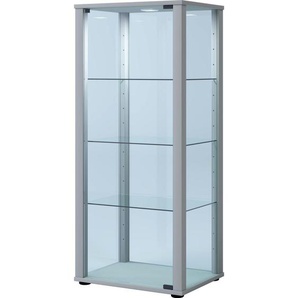 Vitrine ¦ silber ¦ Maße (cm): B: 50 H: 114,5