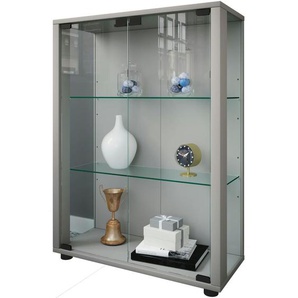 Vitrine ¦ silber ¦ Maße (cm): B: 60 H: 80