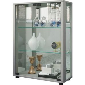 Vitrine ¦ silber ¦ Maße (cm): B: 60 H: 80