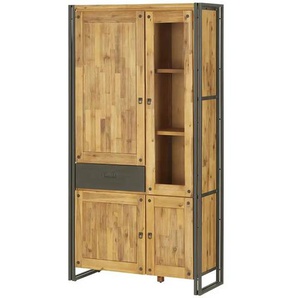 Vitrine Soft-Close-System Detroit ¦ holzfarben ¦ Maße (cm): B: 102 H: 196 T: 40.0