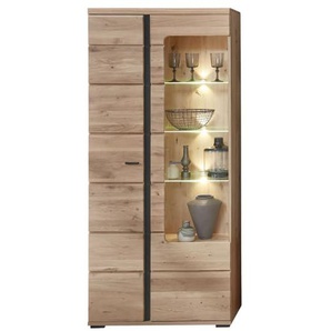 Vitrine Sonos II, Altesche/Artisan Oak Nachbildung, inkl. LED-Beleuchtung
