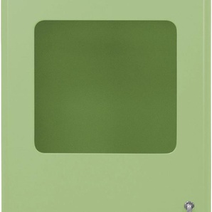 Vitrine TENZO Malibu Schränke Gr. 2 St., grün (spring green) Vitrinen mit zwei Einlegeböden, Glaseinsatz in der oberen Tür, Höhe 143 cm
