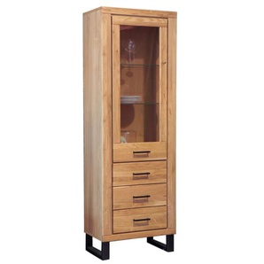 Vitrine Tina, Eiche teilmassiv geölt