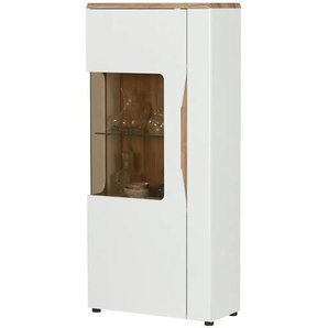 Vitrine Toledo | weiß | 74 cm | 166 cm | cm 36,0 |