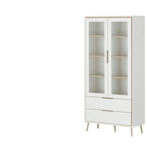 Vitrine | weiß | 90 cm | 185 cm | cm 38,0 |