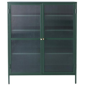 Vitrine Xappa green 111x41x141 cm