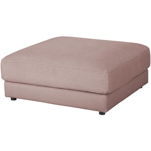 VIVA Hocker Cord Sila ¦ rosa/pink ¦ Maße (cm): B: 100 H: 43 T: 100