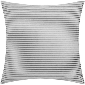 Jette Home Kissen Cord Sila ¦ grau ¦ Maße (cm): B: 50 H: 50