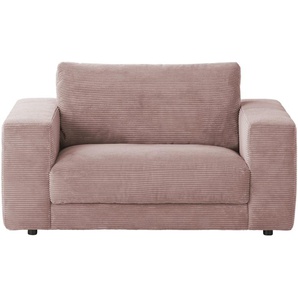 VIVA Megasessel aus Cord  Sila ¦ rosa/pink ¦ Maße (cm): B: 150 H: 85 T: 107