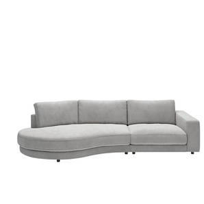 Jette Home Organisches Einzelsofa In Cord Sila ¦ grau ¦ Maße (cm): B: 330 H: 85 T: 166.0
