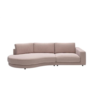 Jette Home Organisches Einzelsofa in Cord Sila ¦ rosa/pink ¦ Maße (cm): B: 330 H: 85 T: 166.0